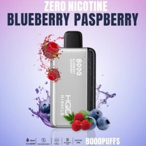 HQD Miracle 0% Nicotine Blueberry Raspberry