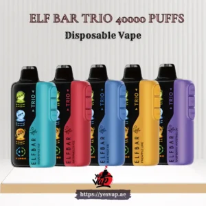Elf Bar Trio 40000 Puffs Disposable Vape In UAE