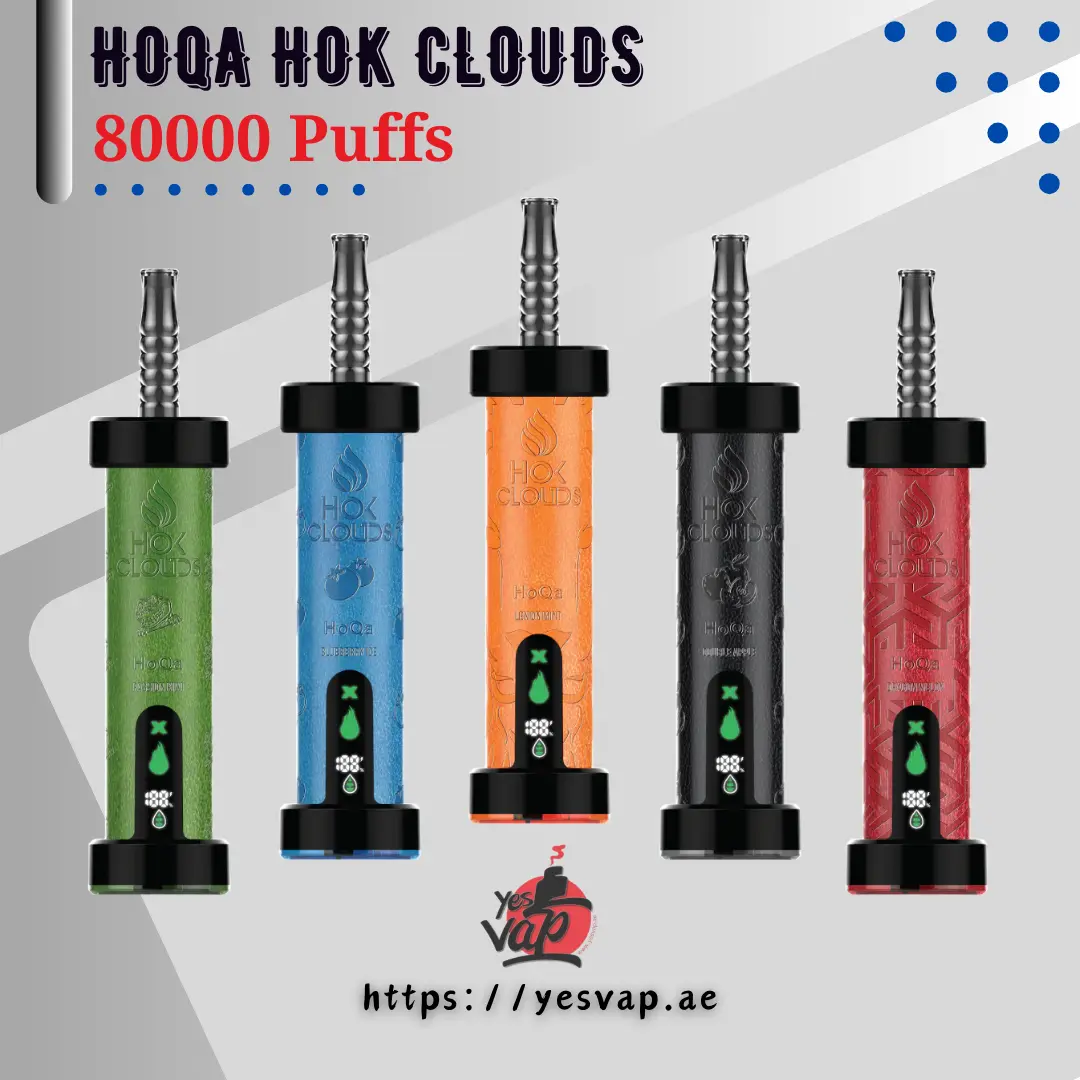 Buy HoQa Hok Clouds 80K Disposable Vape Online in UAE