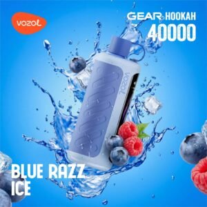 Vozol Gear Hookah 40K Blue Razz Ice