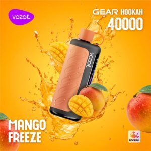 Vozol Gear Hookah 40K Puffs Mango Freeze Disposable Vape