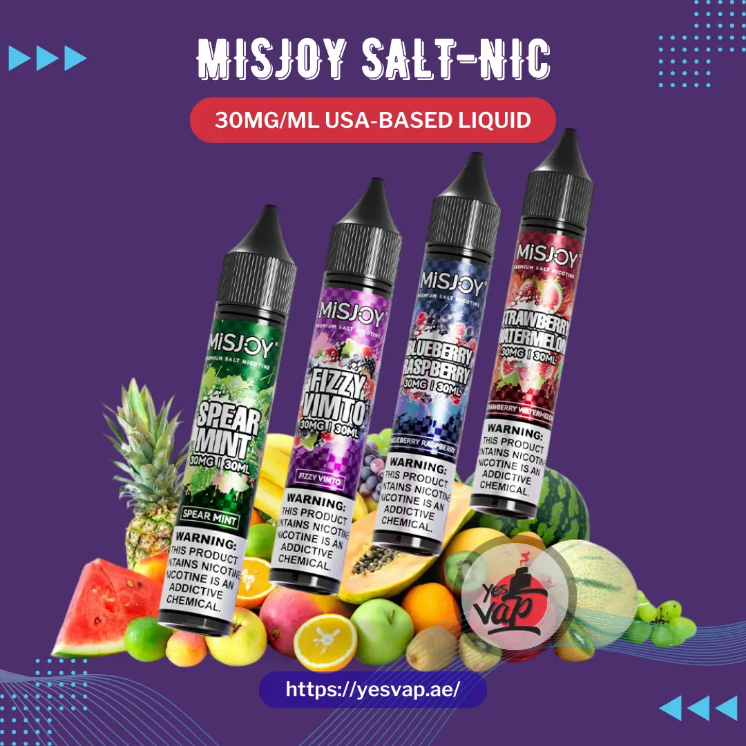MISJOY 30mg Salt-Nic Liquid Delivery Rich Flavor