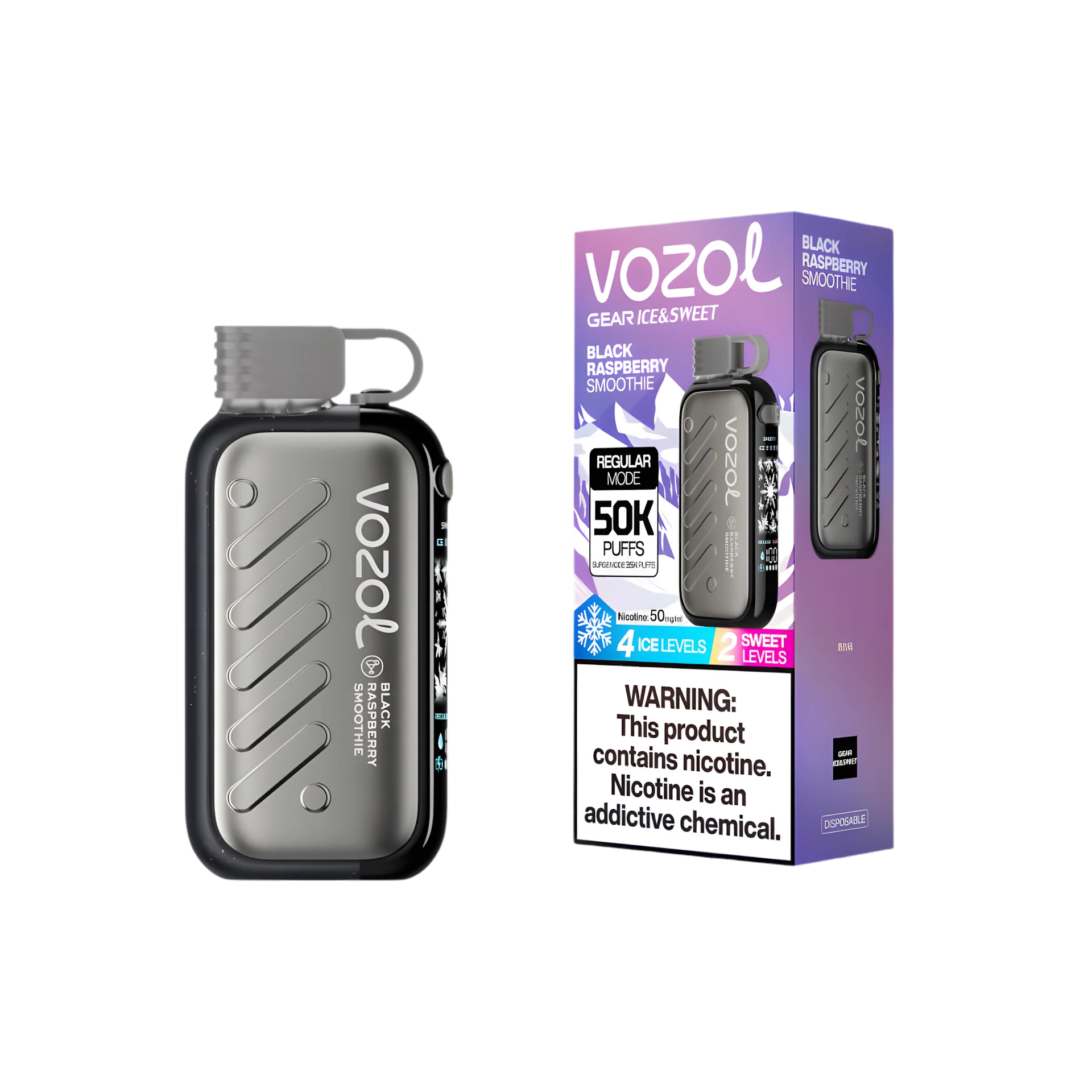 Vozol Gear Ice & Sweet 50K Puffs Disposable Vape - Image 8