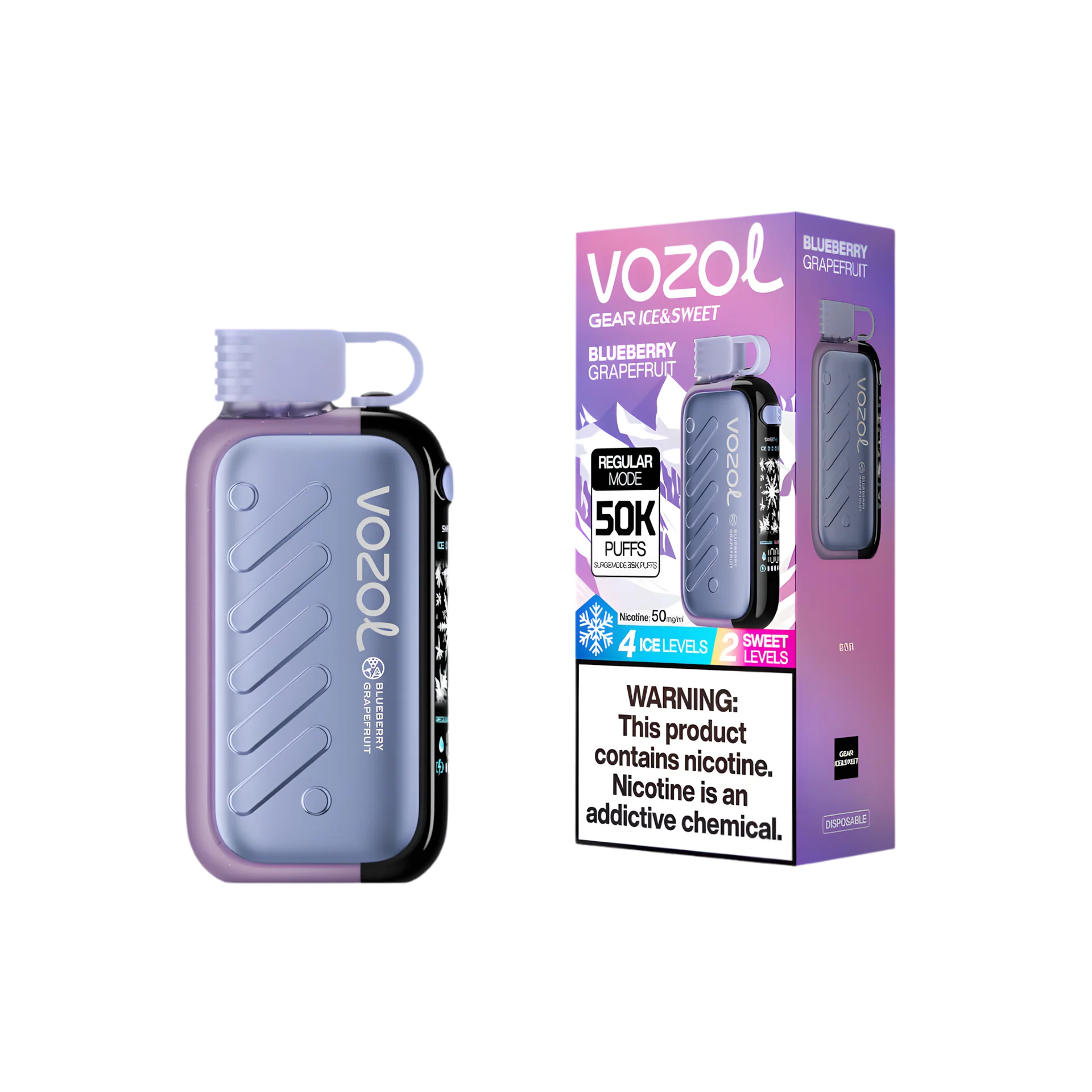 Vozol Gear Ice & Sweet 50K Puffs Disposable Vape - Image 2