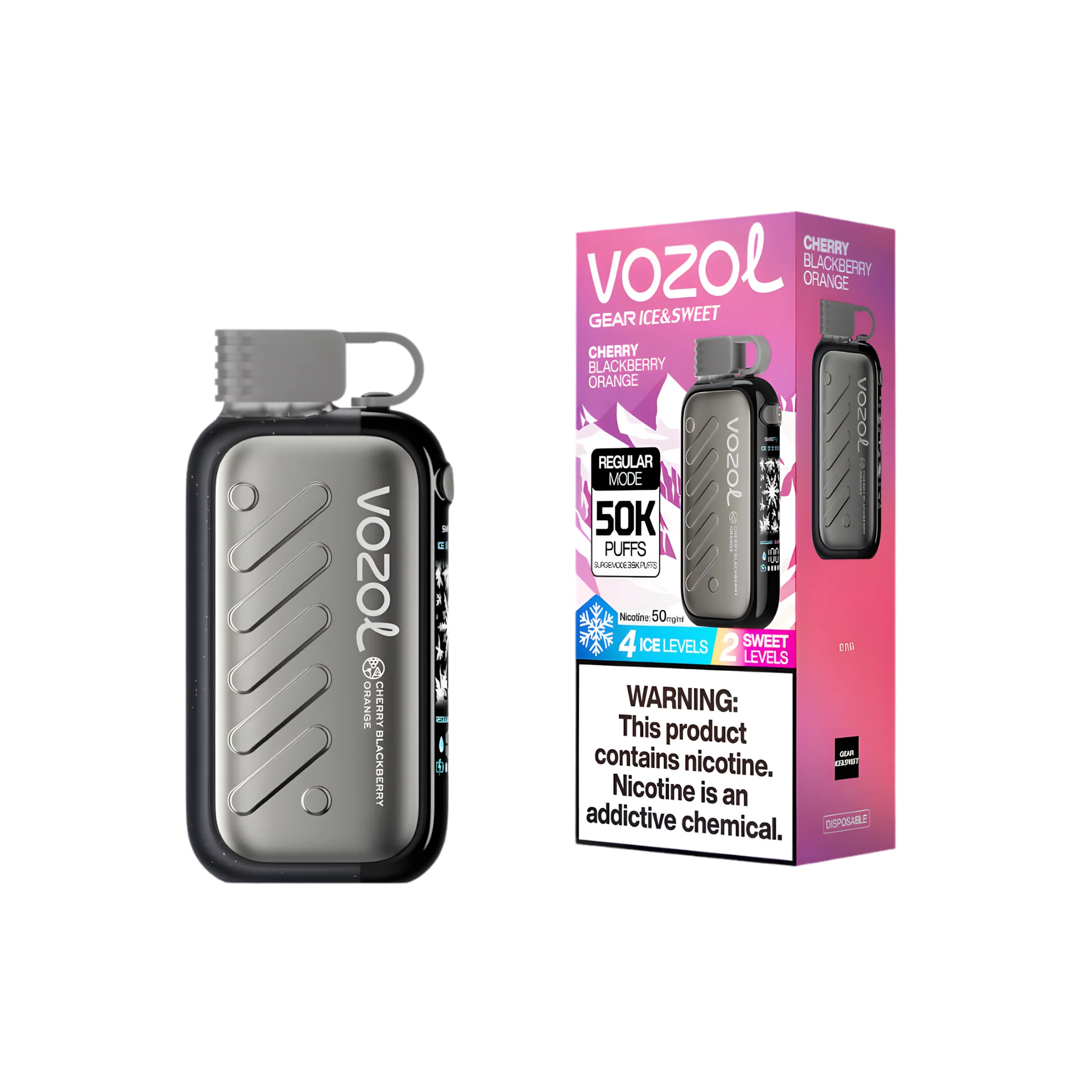 Vozol Gear Ice & Sweet 50K Puffs Disposable Vape - Image 15