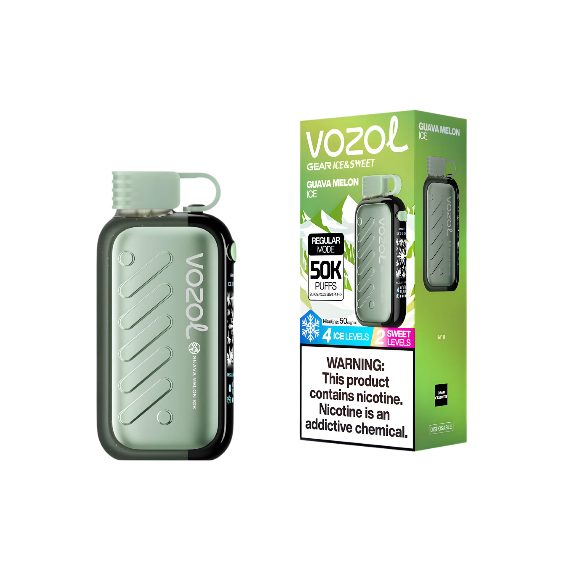 Vozol Gear Ice & Sweet 50K Puffs Disposable Vape - Image 11