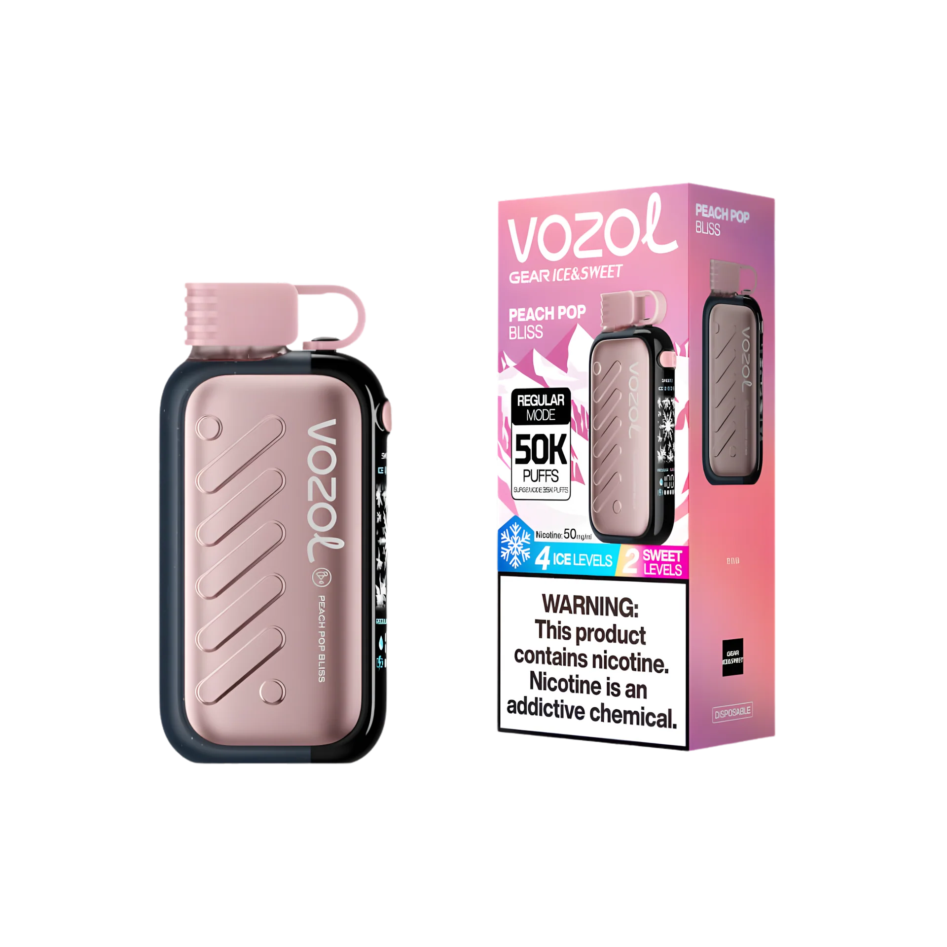 Vozol Gear Ice & Sweet 50K Puffs Disposable Vape - Image 13