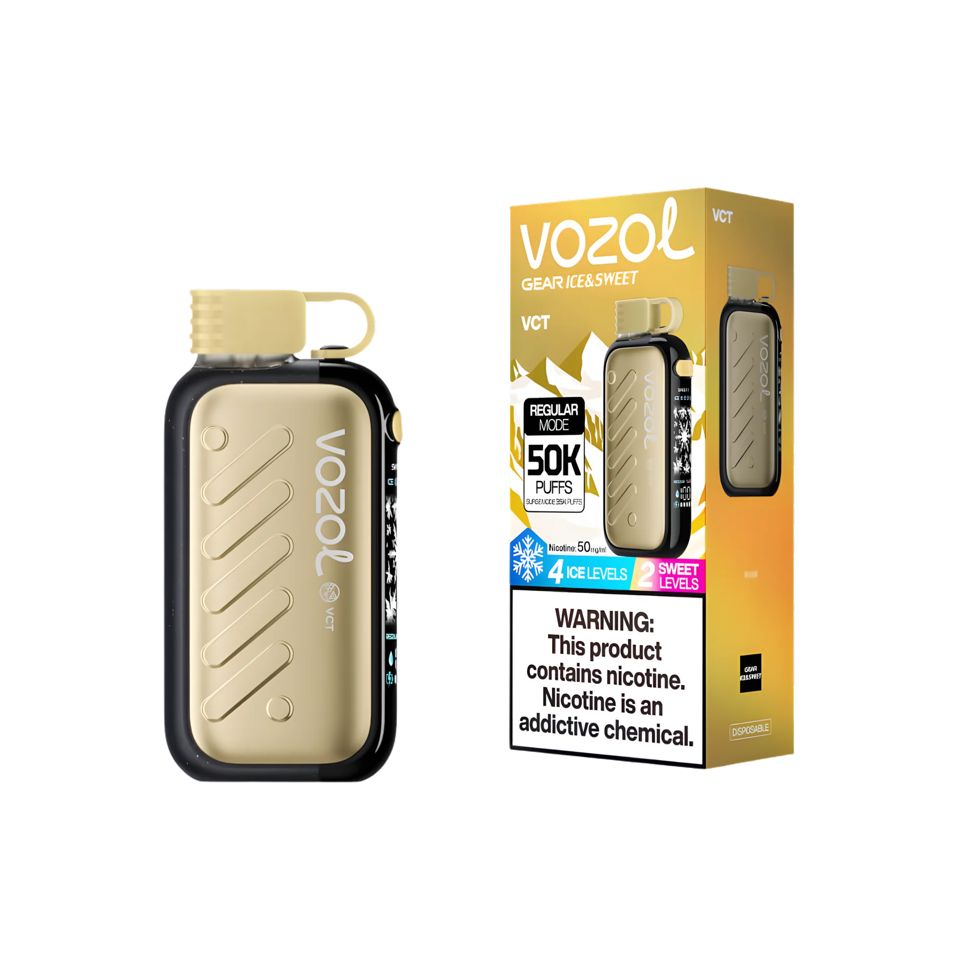 Vozol Gear Ice & Sweet 50K Puffs Disposable Vape - Image 6