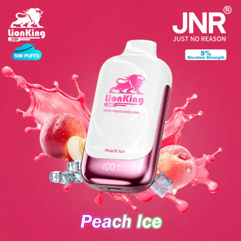 Peach Ice Lion King JNR 50K Puffs
