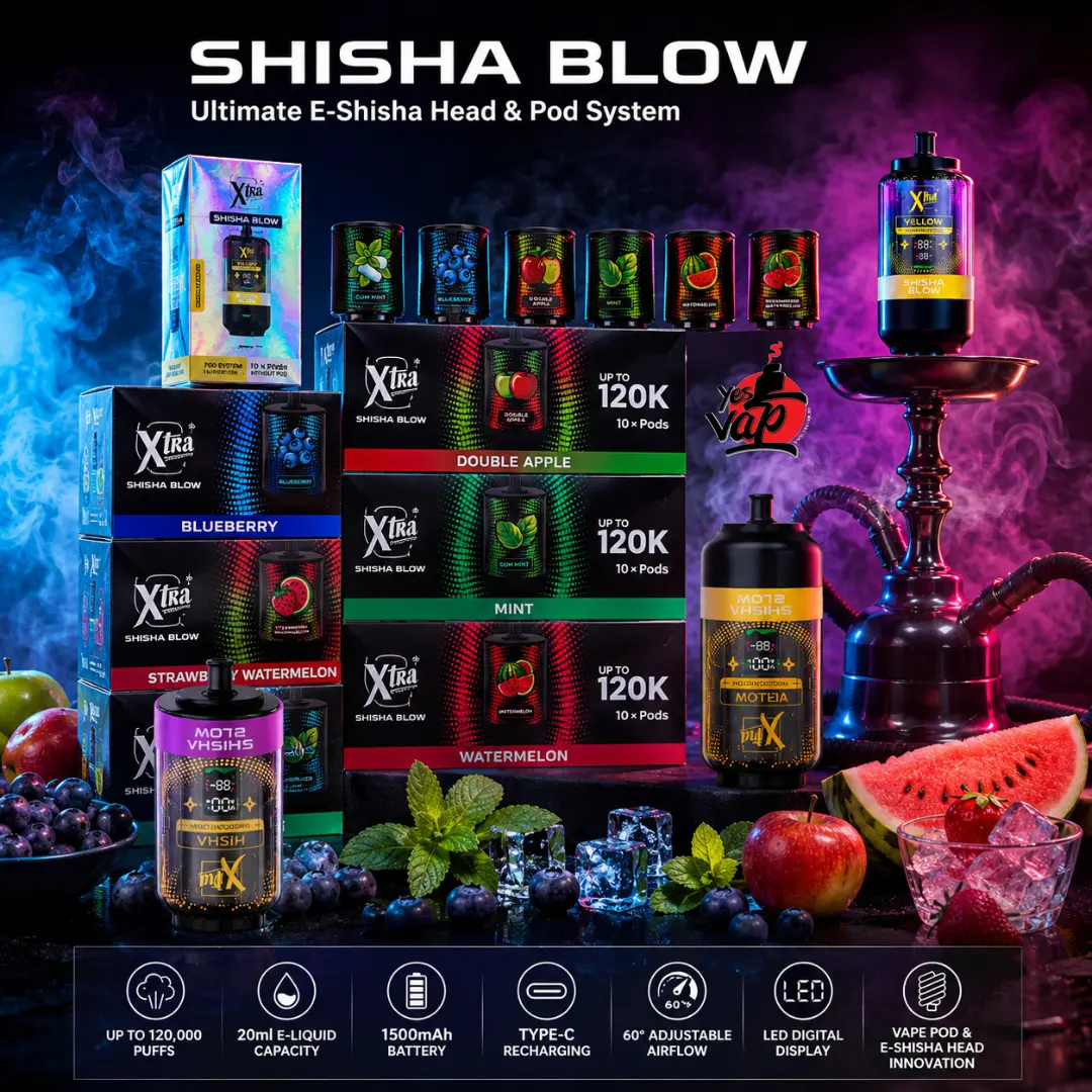 Xtra Shisha Blow 120K E-Shisha Head & Pod System