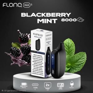 Blackberry Mint Flong Max 8K Puffs