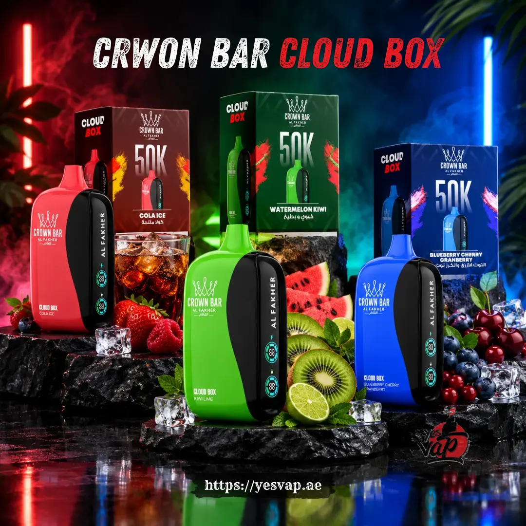 Crown Bar Cloud Box 50K Puffs Disposable Vape in Dubai