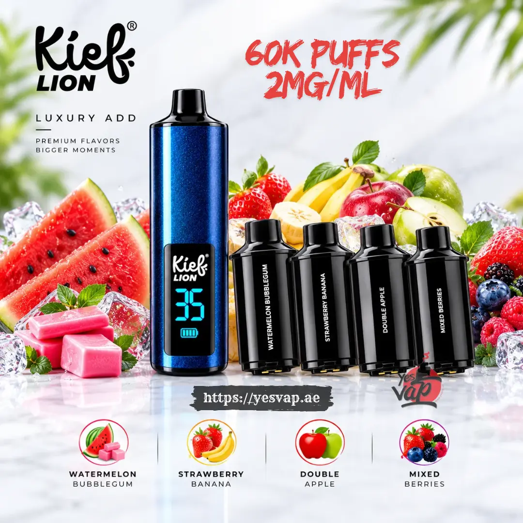 Kief LION 60K Puffs Pod System Disposable Vape Vape